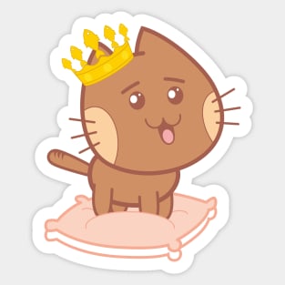 The cute King is here. Sticker